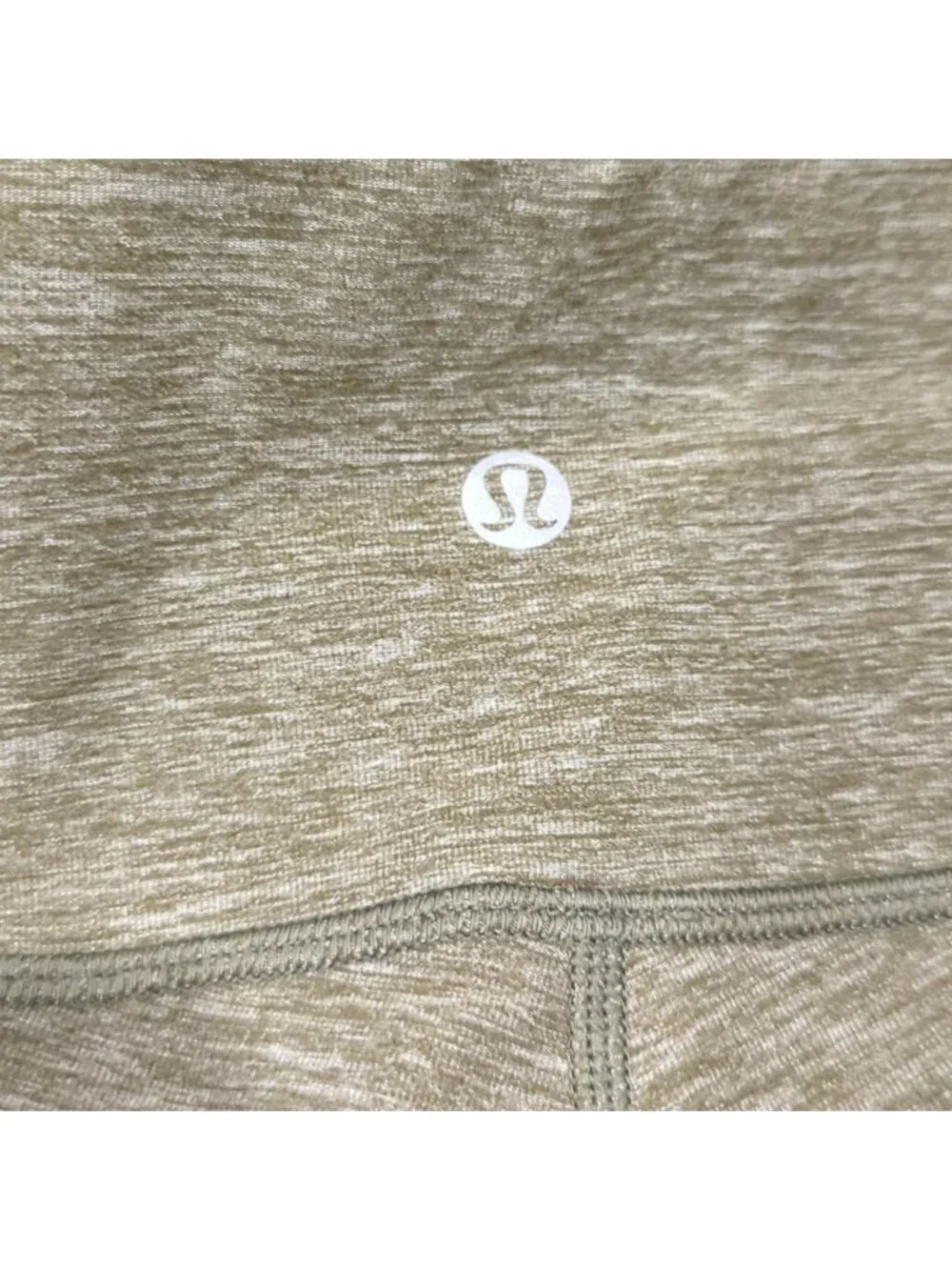 Lululemon Wunder Under Heathered Green leggings